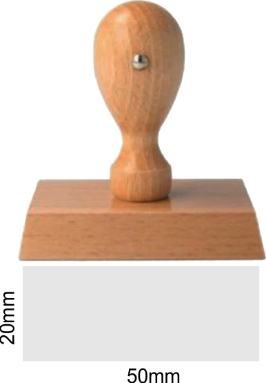 Klassik Holzstempel